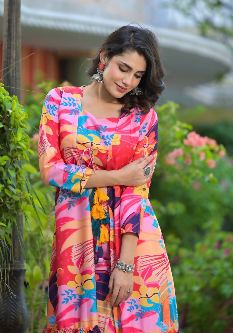 Designer Stylish Multi Ab Cotton Stitched jacket Style - Anbazaar | Grocsy