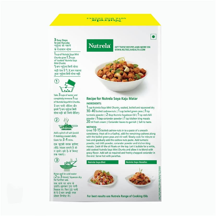 Nutrela Soya Mini Chunks | Grocsy