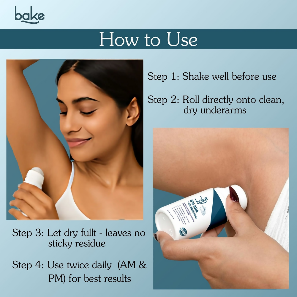 Bake BrightErase™ Underarm Brightening Roll-On Serum | Grocsy