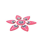 Kundan HandiKrafts Drop Rangoli Red (Baby)