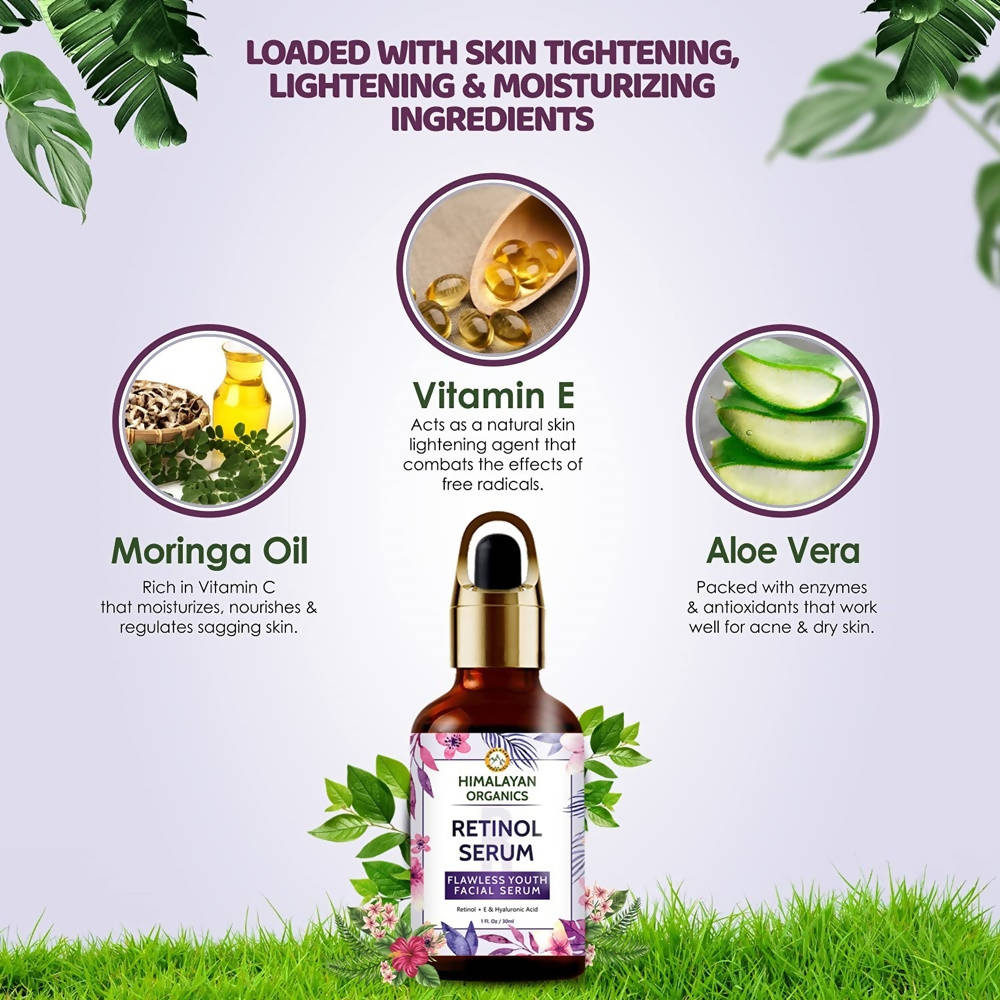 Himalayan Organics Retinol Serum Flawless Youth Facial Serum | Grocsy