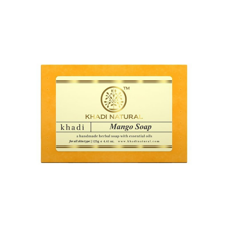 Khadi Natural Mango Handmade Soap | Grocsy