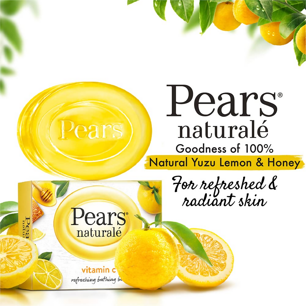 Pears Naturale Refreshing Vitamin C Bathing Bar | Grocsy