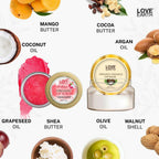 Love Earth Lip Saviour Kit for Skin Hydration & Moisturization, Chapped Lips With Bees Wax And Cocoa Butter | Grocsy