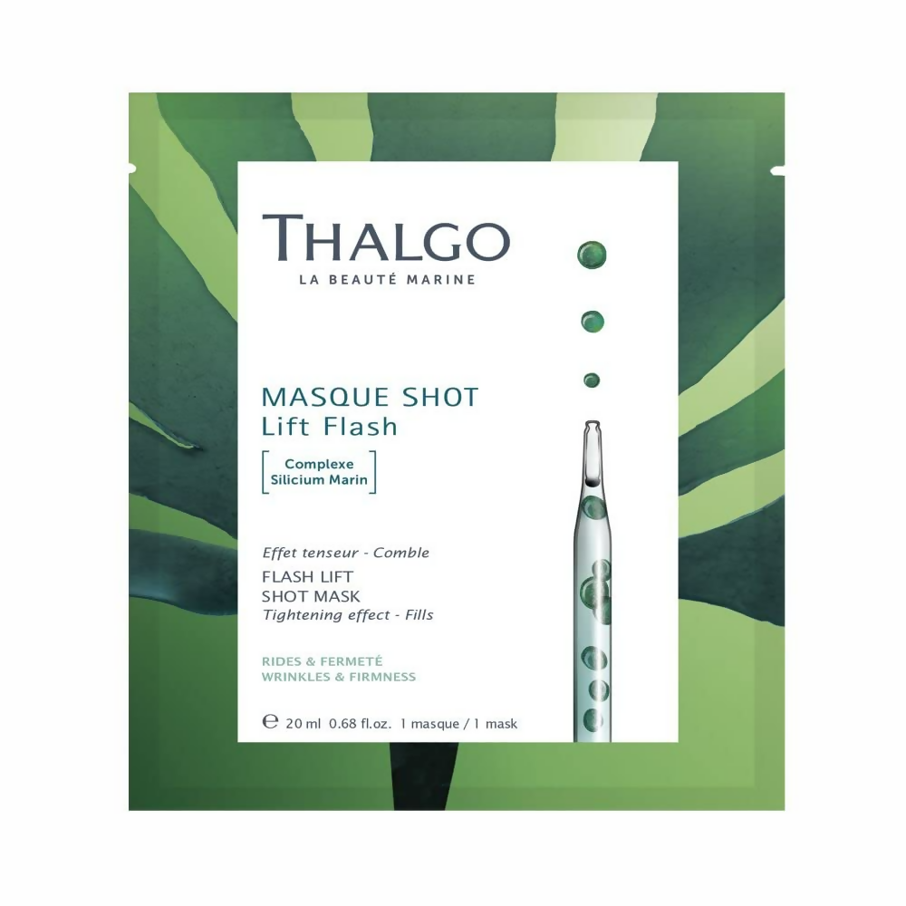 Thalgo Flash Lift Shot Mask - Rejuvenating Anti-Aging Sheet Mask | Grocsy