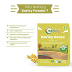 Nutriorg Certified Organic Barley Grass Powder | Grocsy