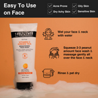 Soulflower Vitamin C Green Tea Brightening Face Wash | Grocsy