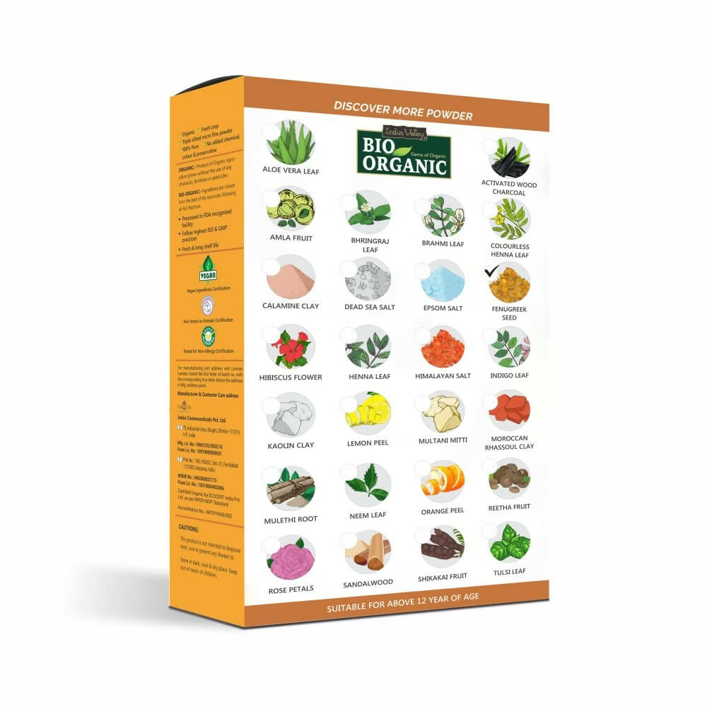 Indus Valley Bio Organic Fenugreek (Methi Seed) Powder | Grocsy