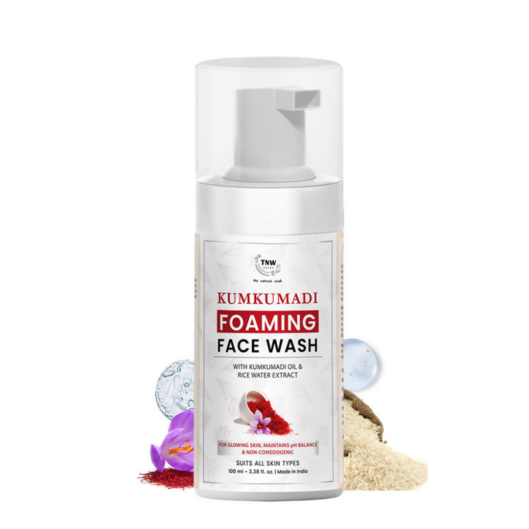 The Natural Wash Oil-Controlling Kumkumadi Foaming Face Wash | Grocsy