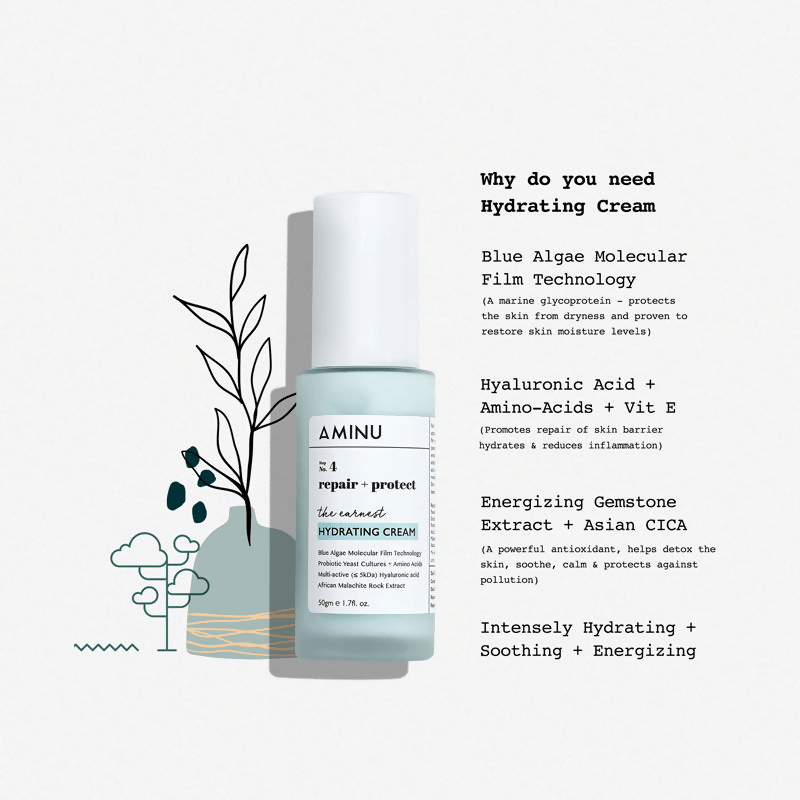 Aminu Hydrating Cream for Deep 3-D Hydration | Grocsy