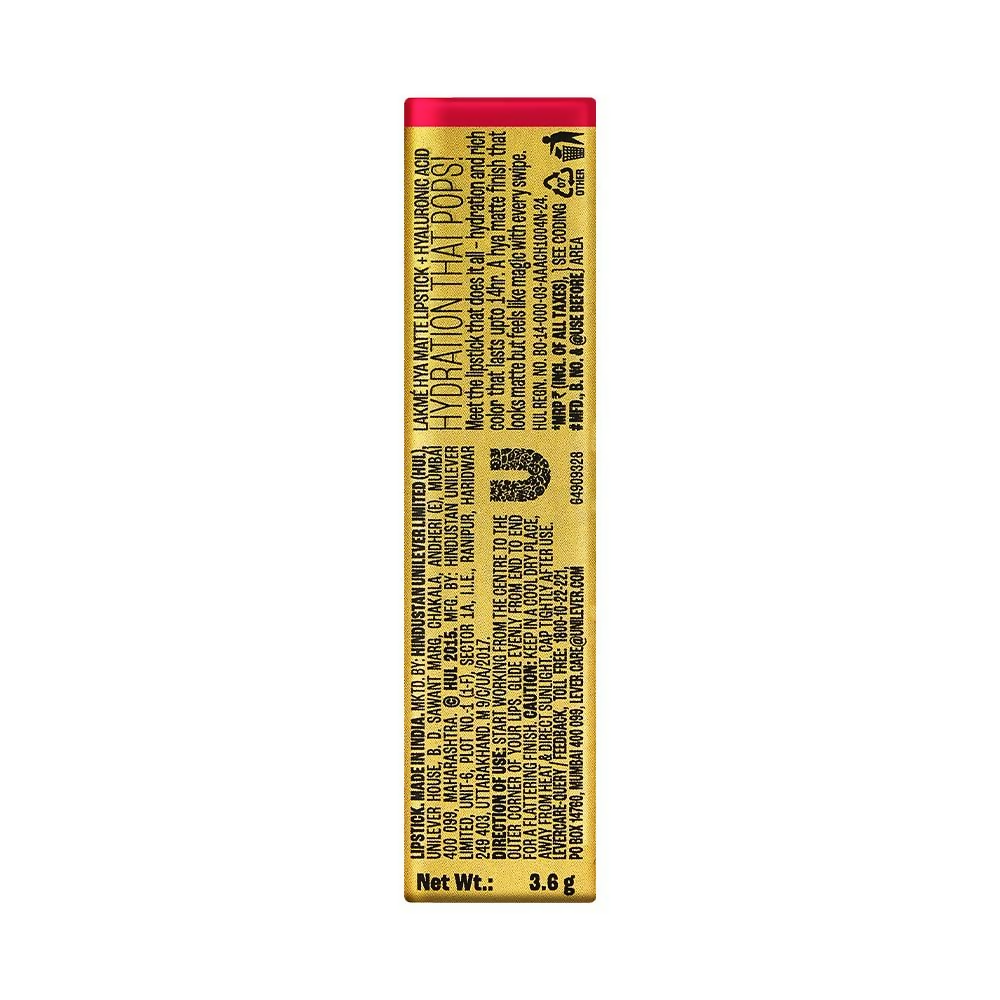 Lakme 9to5 Hya Matte Lipstick - CEO Red | Grocsy
