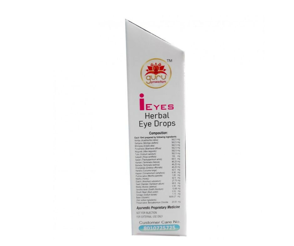 Guru Prasadam Herbal I-Eyes Drops | Grocsy