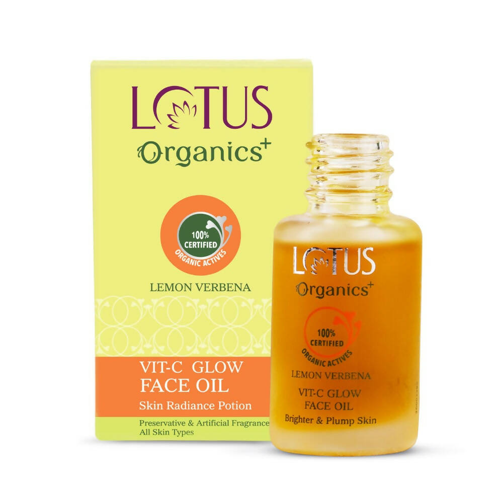 Lotus Organics+ Vit-C Glow Face Oil - Lemon Verbena | Grocsy