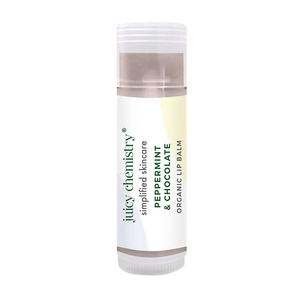 Juicy Chemistry Peppermint & Chocolate Organic Lip Balm | Grocsy
