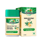 Zandu Papaya Leaf Extract Tablets | Grocsy