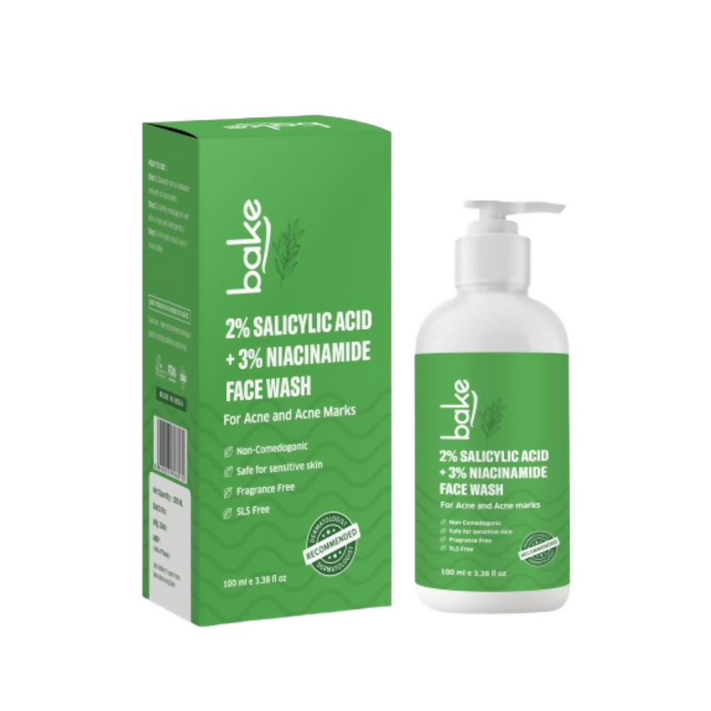 Bake 2% Salicylic Acid & 3% Niacinamide Face Wash | Grocsy