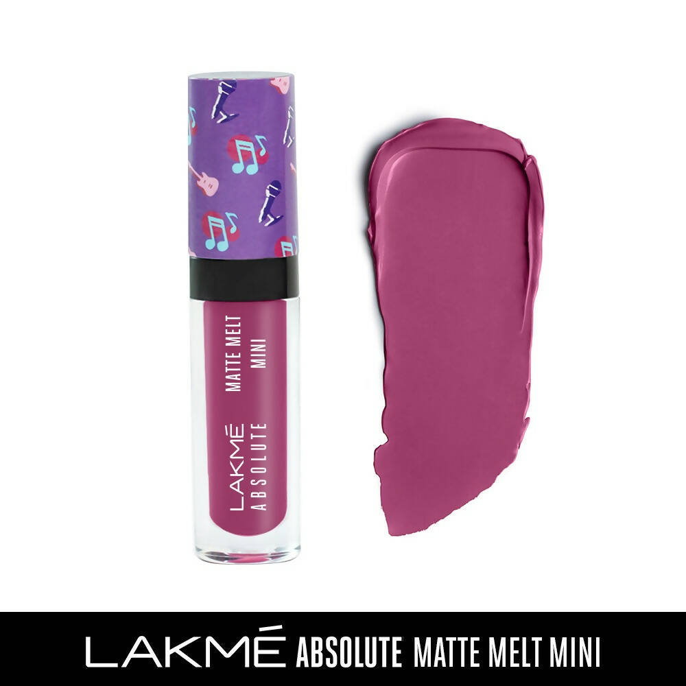 Lakme Absolute Matte Melt Mini Liquid Lip Color - Nomad Pink | Grocsy
