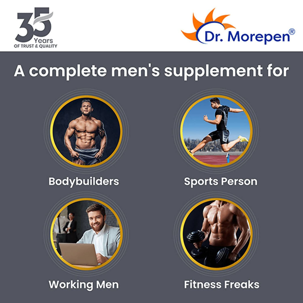 Dr. Morepen Natural & Pure SJ Resin and Testo Boost Tablets Combo | Grocsy