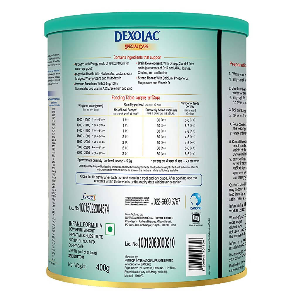 Dexolac Special Care Infant Formula Powder | Grocsy