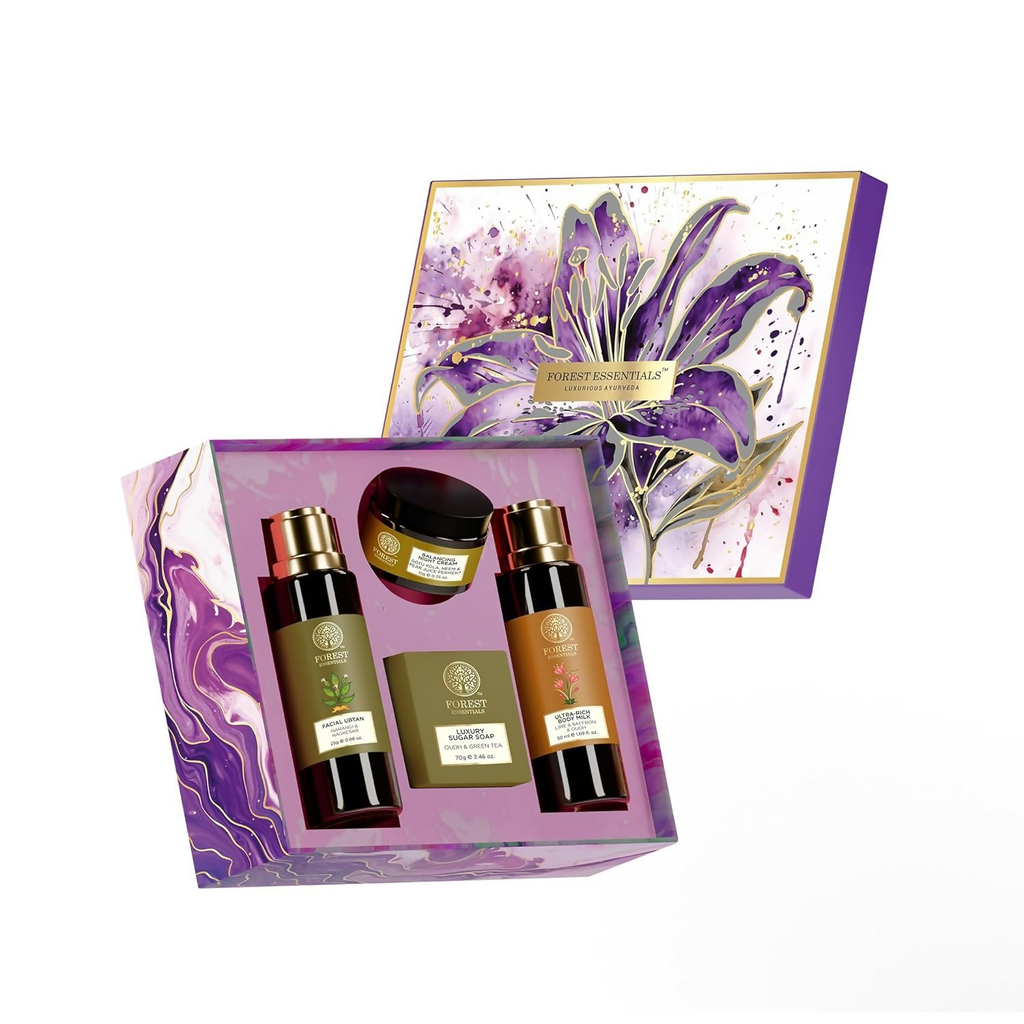 Forest Essentials Nalini Face & Body Essentials Kit | Grocsy
