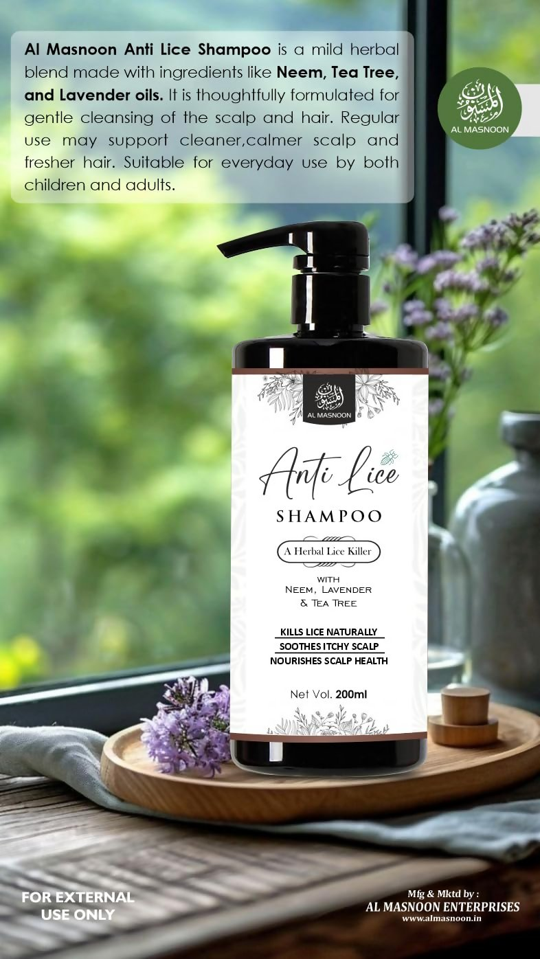 Al Masnoon Anti-Lice Hair Oil & Shampoo | Grocsy