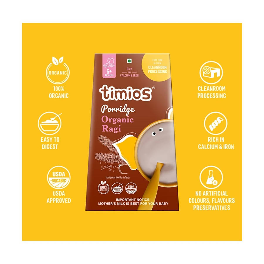 Timios Organic Ragi Porridge | Grocsy