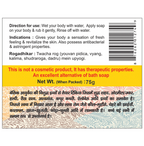 Basic Ayurveda Flash Effect Bathing Bar | Grocsy