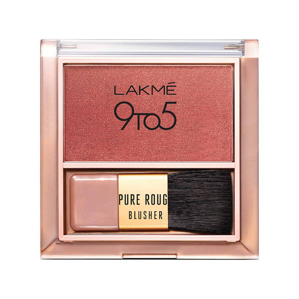 Lakme 9to5 Pure Rouge Blusher - Peach Affair | Grocsy