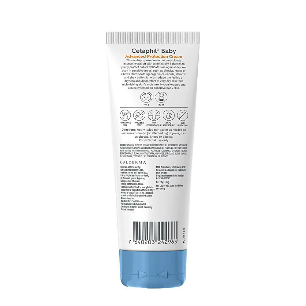 Cetaphil Baby Advanced Protection Cream With Organic Calendula | Grocsy