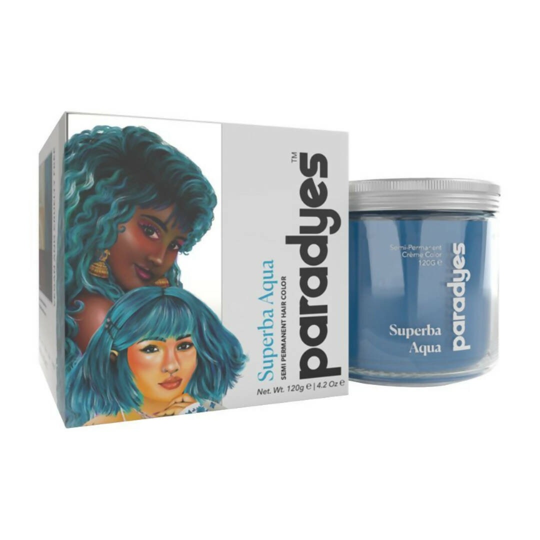 Paradyes Superba Aqua Semi-Permanent Hair Color | Grocsy