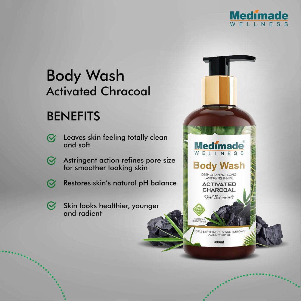 Medimade Wellness Activated Charcoal Body Wash | Grocsy