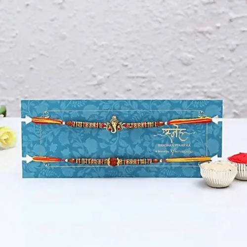 Shree Rakhi Set and Fruit N Nut Chocolates | Grocsy