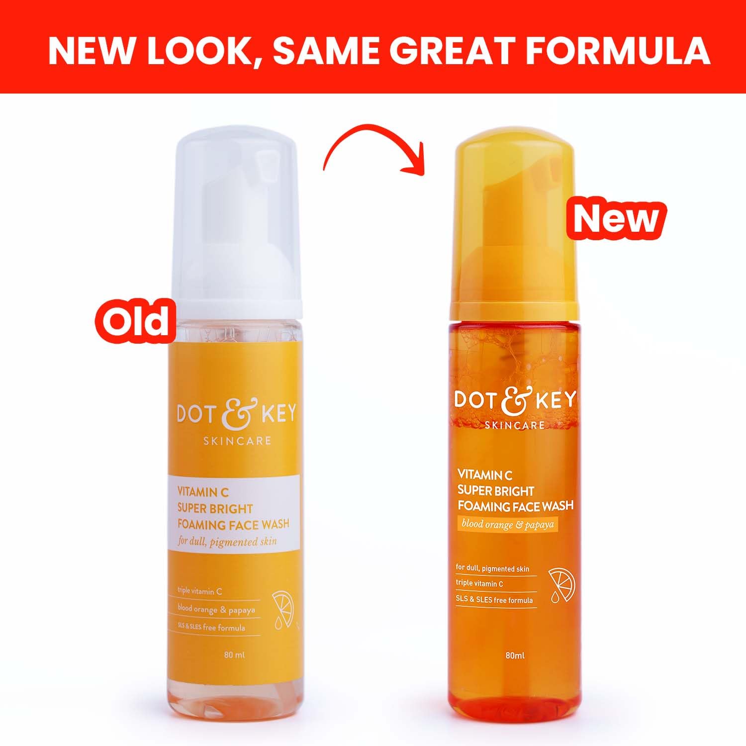 Dot & Key Vitamin C Super Bright Foaming Face Wash | Grocsy
