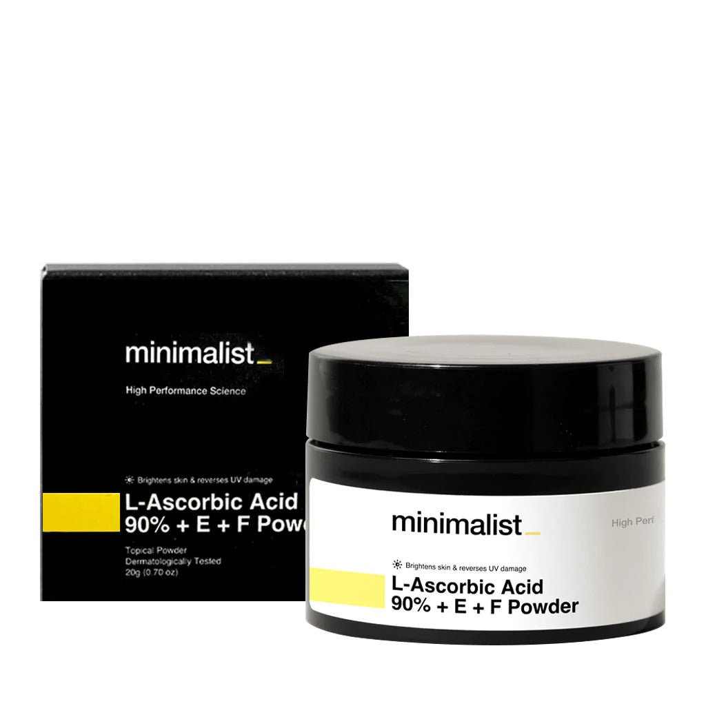 Minimalist L-Ascorbic Acid 90% + E + F Powder | Grocsy