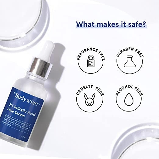 BeBodywise 2% Salicylic Acid Face Serum for Women | Grocsy