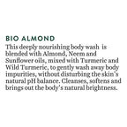 Biotique Advanced Ayurveda Bio Almond Ultra Rich Body Wash | Grocsy