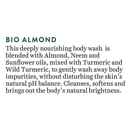 Biotique Advanced Ayurveda Bio Almond Ultra Rich Body Wash | Grocsy