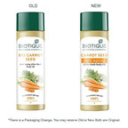 Biotique Advanced Ayurveda Bio Carrot Seed Anti-Aging After-Bath Body Oil | Grocsy