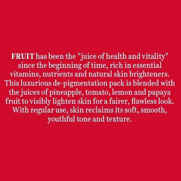 Biotique Advanced Ayurveda Fruit Brightening Depigmentation & Tan Removal Face Pack | Grocsy