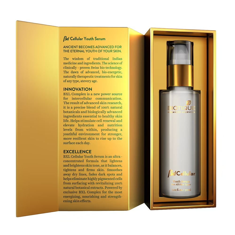 Biotique Advanced Organics Anti-Age BXL Cellular Youth Serum | Grocsy