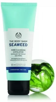 The Body Shop Seaweed Pore-Cleansing Facial Exfoliator | Grocsy