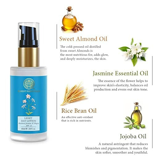 Forest Essentials Light Day Lotion Madurai Jasmine & Mogra | Grocsy