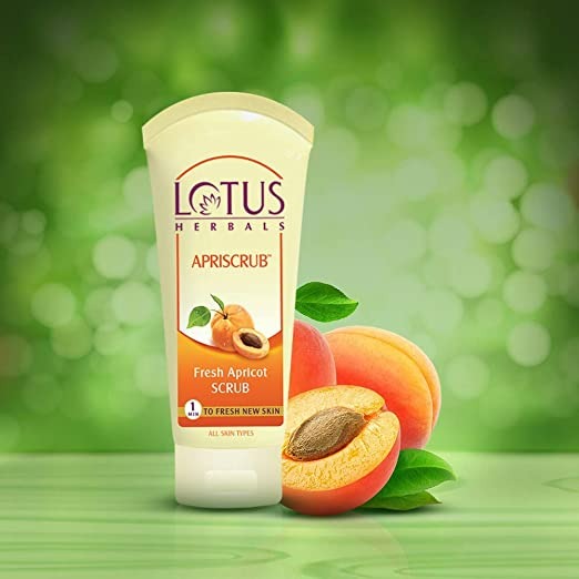 Lotus Herbals Apriscrub Fresh Apricot Scrub | Grocsy