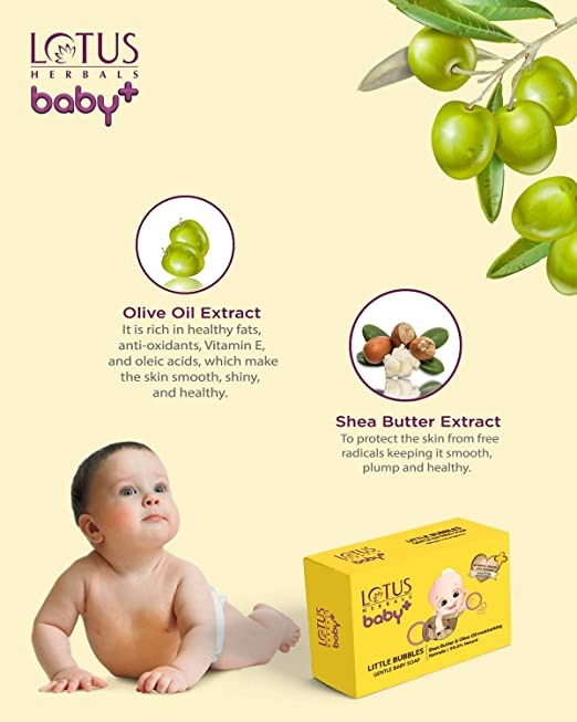 Lotus Herbals Baby + Little Bubbles Gentle Soap | Grocsy