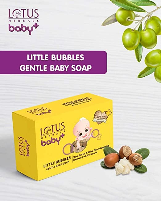 Lotus Herbals Baby + Little Bubbles Gentle Soap | Grocsy