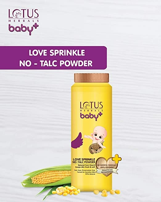 Lotus Herbals Baby+ Love Sprinkle No-Talc Powder | Grocsy