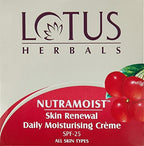 Lotus Herbals Nutramoist Skin Renewal Daily Moisturising Creme, SPF 25 | Grocsy