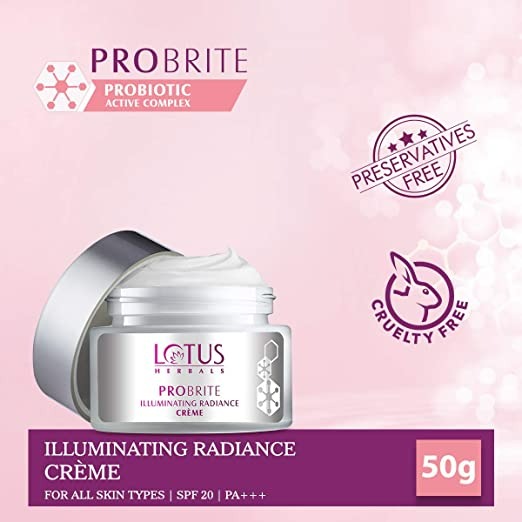Lotus Herbals Probrite Illuminating Radiance Creme | Grocsy