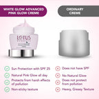 Lotus Herbals Whiteglow Advanced Pink Glow Creme Spf 25 I PA+++ | Grocsy