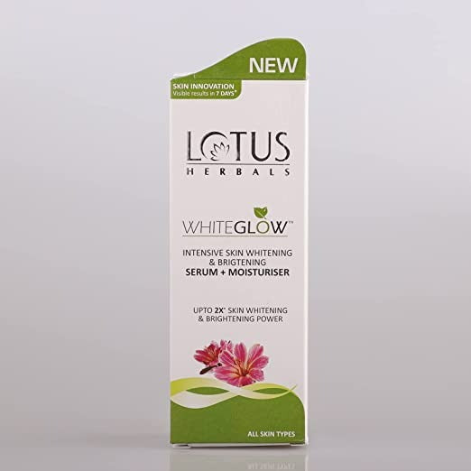 Lotus Herbals Whiteglow Intensive Skin Serum + Moisturiser | Grocsy